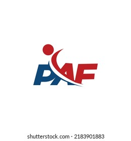 npaf writing logo with a combination of cheerful people