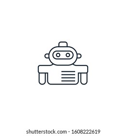 N.P.C. creative icon. From Gaming icons collection. Isolated N.P.C. sign on white background