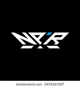 NPR letter logo vector design, NPR simple and modern logo. NPR luxurious alphabet design  