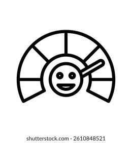Nps Line Vector Illustration On White Background.