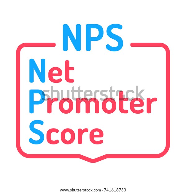 Nps Net Promoter Score Flat Vector Stock Vector (Royalty Free) 741618733