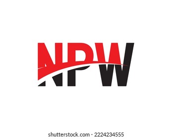 NPW Letter Initial Logo Design Vector Illustration