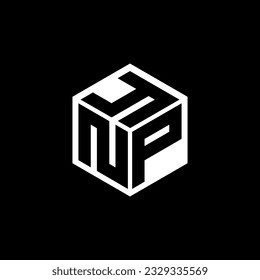 NPY letter logo design in illustration. Vector logo, calligraphy designs for logo, Poster, Invitation, etc.