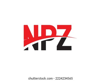 NPZ Letter Initial Logo Design Vector Illustration