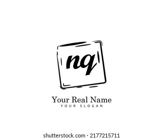 NQ Initial beauty monogram logo vector