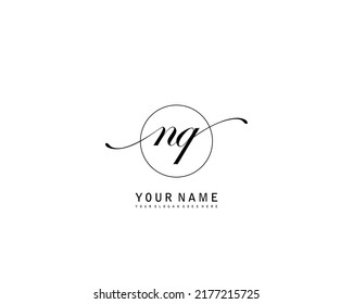 NQ Initial beauty monogram logo vector