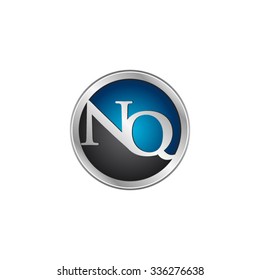 NQ initial circle logo blue