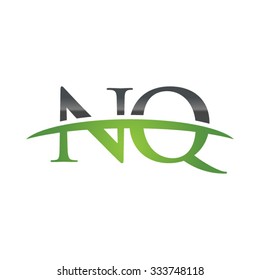 NQ initial company green swoosh logo