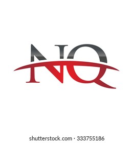 NQ initial company red swoosh logo