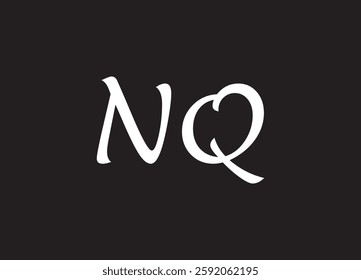 NQ letter logo and initial logo design