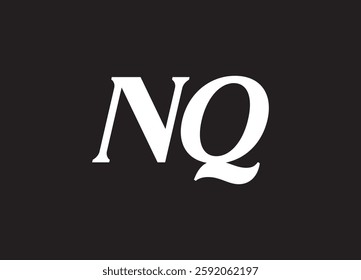 NQ letter logo and initial logo design