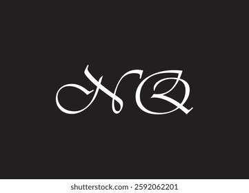 NQ letter logo and initial logo design