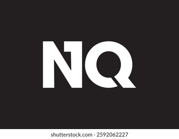 NQ letter logo and initial logo design