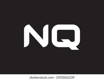 NQ letter logo and initial logo design