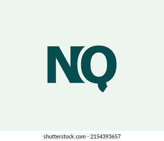 NQ logo design vector template
