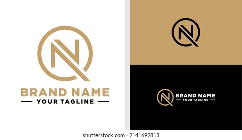 NQ LOGO MONOGRAM LUXURY EDITABLE