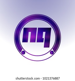 NQ Logo,Metal Logo,purple Logo,Monogram