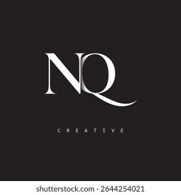 
NQ Monogram Logo Minimal Elegant Letter mark for Luxury, Fashion   Creative Brands	
