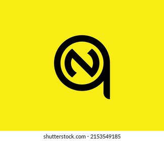 NQ QN logo design vector template