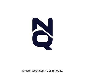 NQ QN logo design vector template