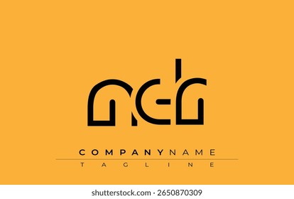 NR abstract letter design. Modern Business Logo Design With Abstract Typography and Contemporary Style