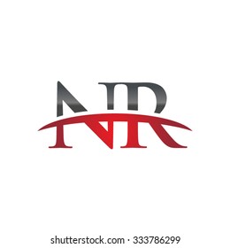 NR initial company red swoosh logo