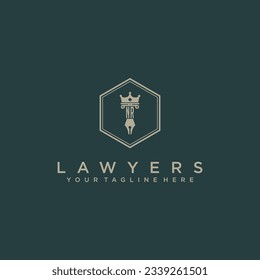 NR initials design modern legal attorney law firm lawyer advocate consultancy business logo vector