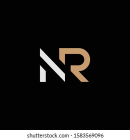 NR letter designs for logo and icons