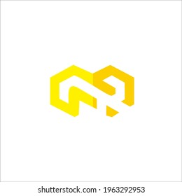 "NR" letter logo design for your brand and company name