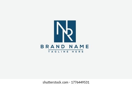 NR Logo Design Template Vector Graphic Branding Element.
