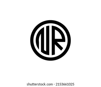 NR logo design vector template