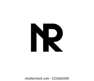 NR logo design vector template