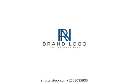 NR logo design vector template design for brand