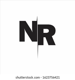 NR Logo Letters white background