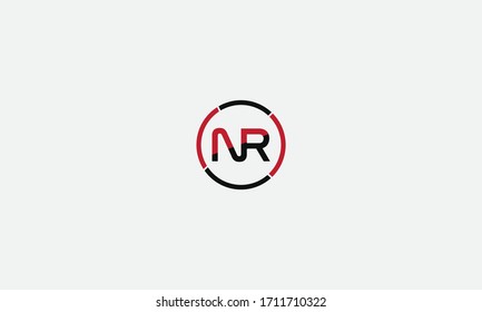 NR or RN letter logo. Unique attractive creative modern initial NR RN N R initial based letter icon logo