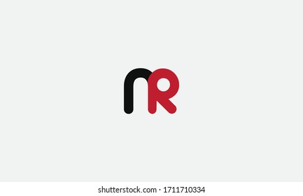NR or RN letter logo. Unique attractive creative modern initial NR RN N R initial based letter icon logo