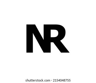 Nr Rn Logo Design Vector Template Stock Vector (Royalty Free ...