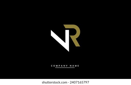 NR, RN, N, R Abstract Letters Logo Monogram