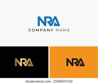 NRA Golden Logo Design Template
