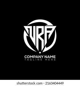 NRA initial modern logo design vector icon template