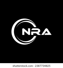 NRA Logo Design, Inspiration for a Unique Identity. Modern Elegance and Creative Design. Watermark Your Success with the Striking this Logo.