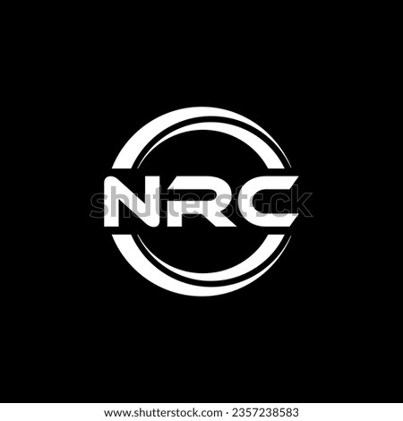 NRC Logo Design, Inspiration for a Unique Identity. Modern Elegance and Creative Design. Watermark Your Success with the Striking this Logo.