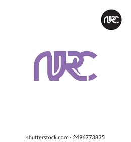 NRC Logo Letter Monogram Design