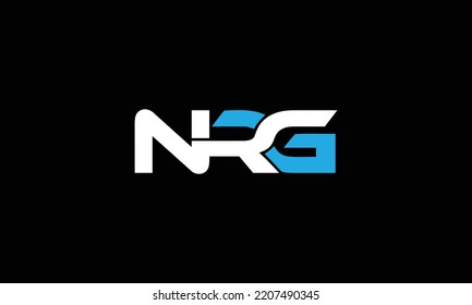  NRG Letter Initial Logo Design Template Vector Illustration 