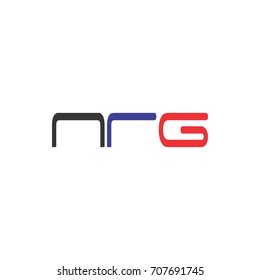 nrg letter logo design vector