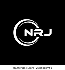 NRJ Logo Design, Inspiration for a Unique Identity. Modern Elegance and Creative Design. Watermark Your Success with the Striking this Logo.