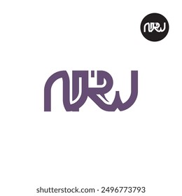 NRW Logo Letter Monogram Design