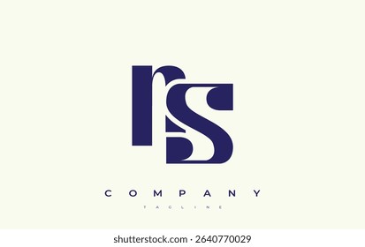 NS Abstract Geometric Logo Design. Modern and elegant logo design with simplistic typography elements, showcasing branding excellence.