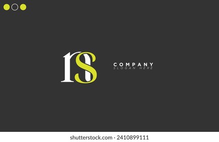 NS Alphabet letters Initials Monogram logo SN, N and S