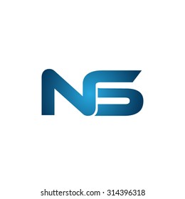 NS company linked letter logo